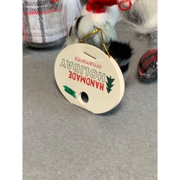 Handmade Holiday Gnome & Raccoon Ornaments Set - Picture 5 of 9